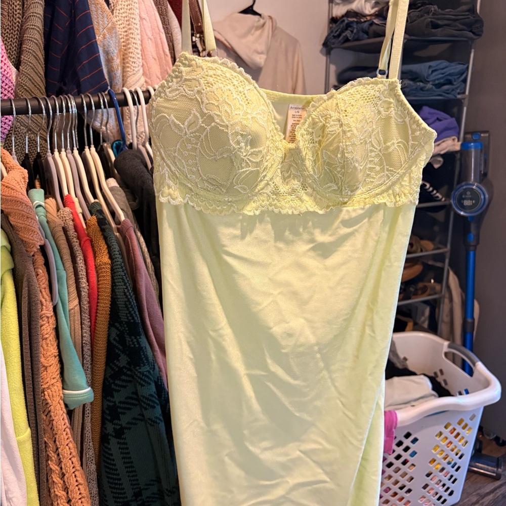Lemon Lace Chemise